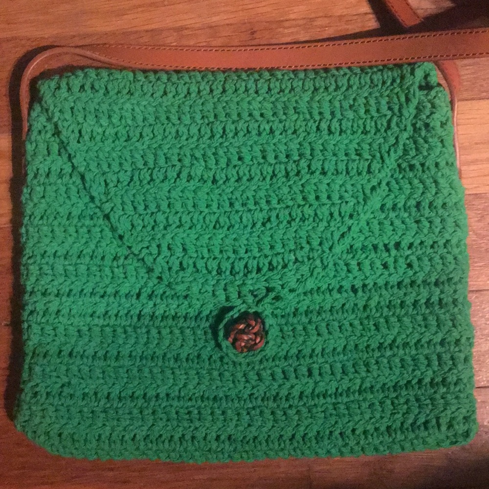 Ralph Lauren crochet purse used once